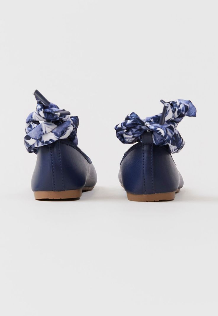 Ballerina Niña Tipo Bailarina Navy Corona-3