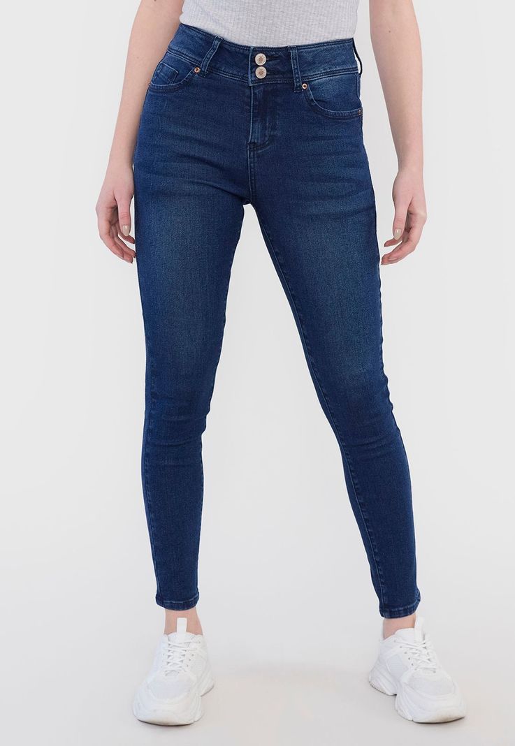 Jeans Negro Mujer Calce Flare Corona-1