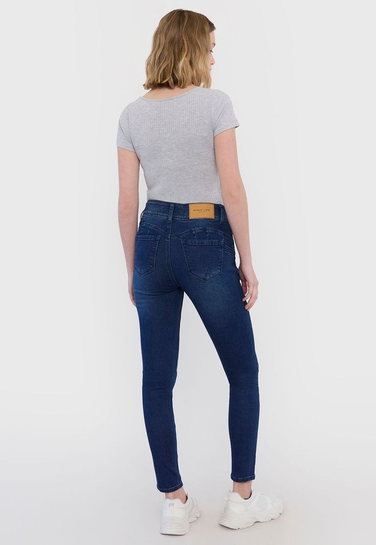 Jeans Negro Mujer Calce Flare Corona-2