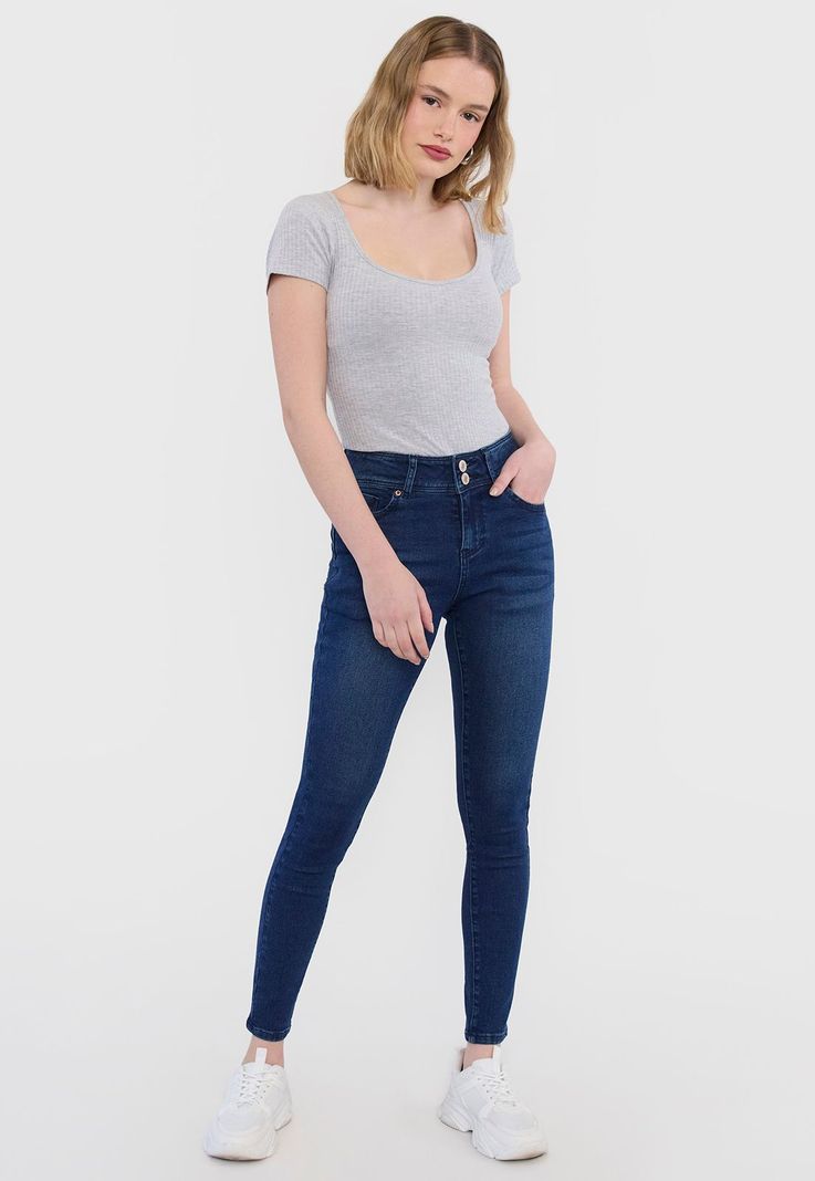 Jeans Negro Mujer Calce Flare Corona-3