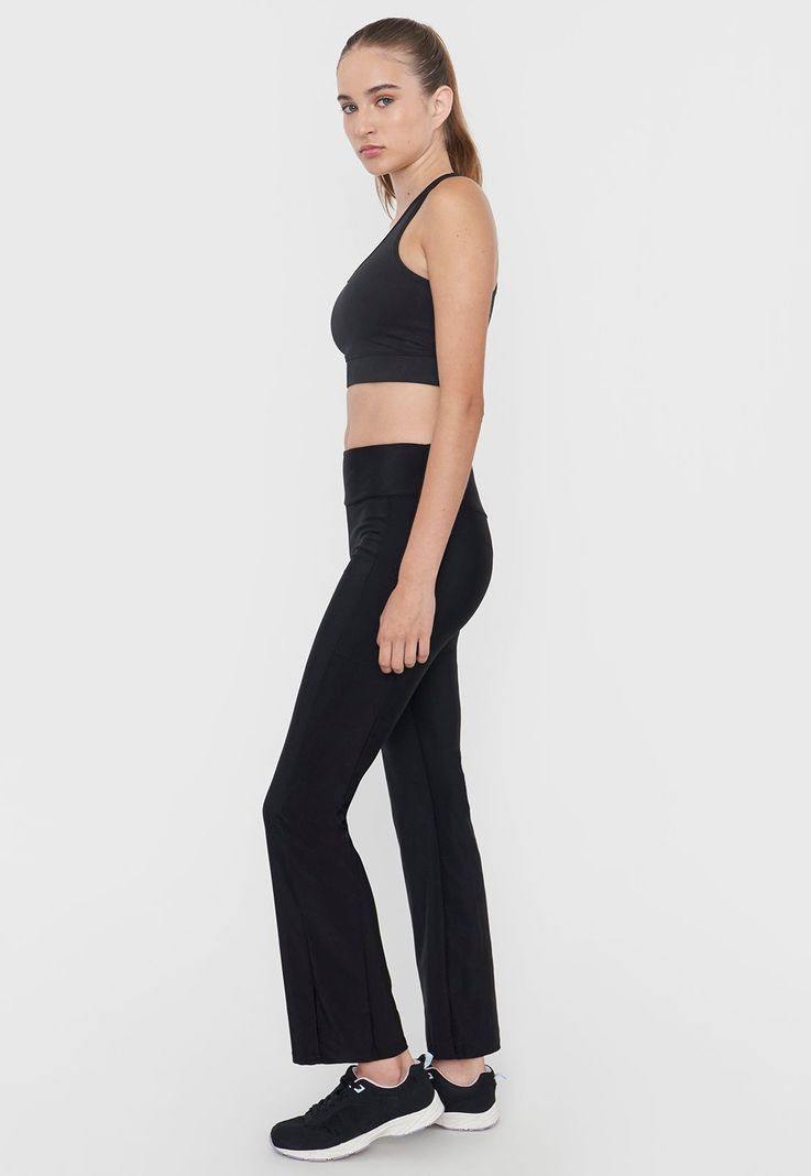 Calza Mujer Deportiva Recta Negro Corona-3