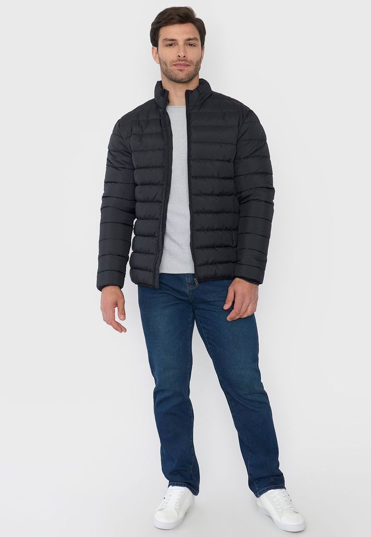 Parka Hombre Básica Negro Corona-3