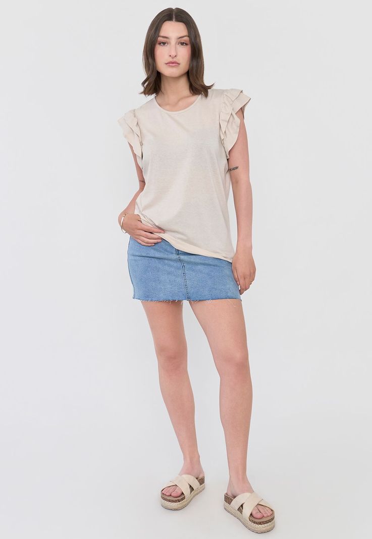 Polera Mujer Vuelos Print Arena Corona-3