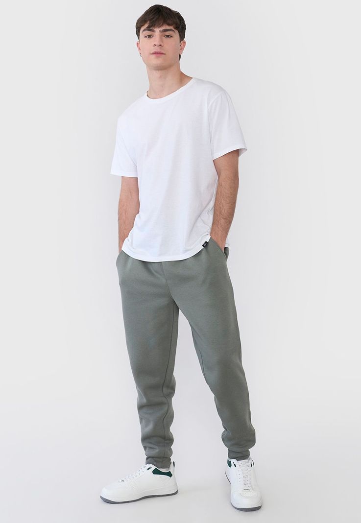 Buzo Hombre Jogger Verde Corona-0