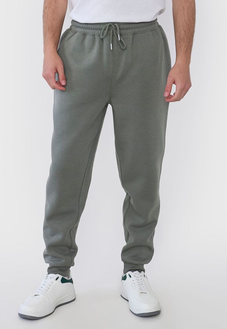 Buzo Hombre Jogger Verde Corona-1