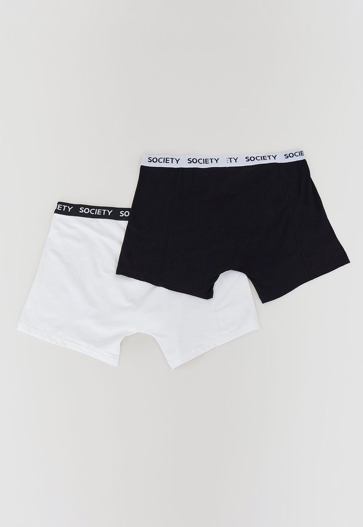 Bóxer Hombre Bipack Mix Negro/Blanco Liso Corona-1