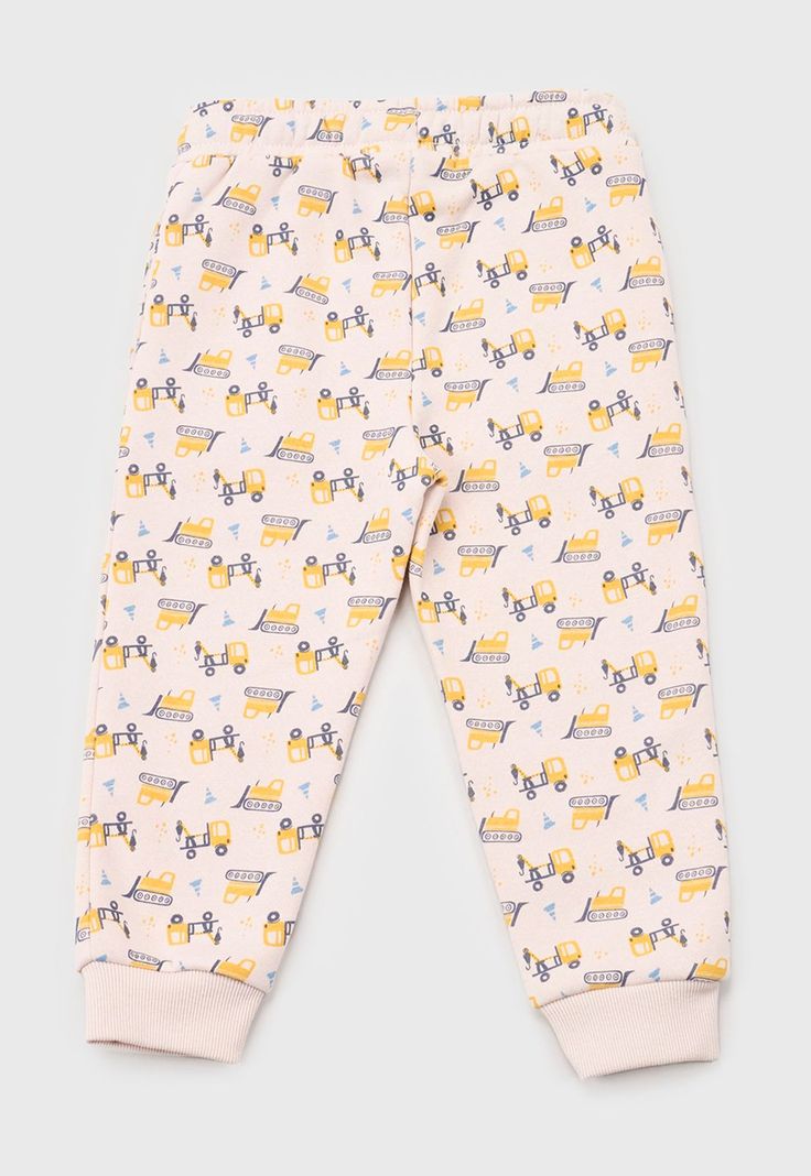 Pantalon De Buzo Bebe Niño Fullprint Beige Corona-1