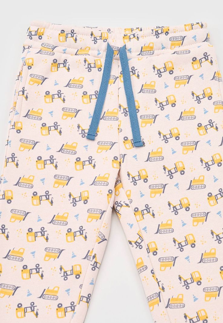 Pantalon De Buzo Bebe Niño Fullprint Beige Corona-2
