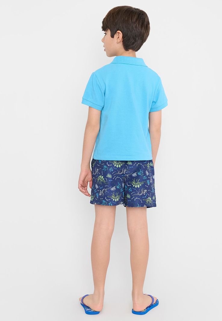 Traje de Baño Niño Kids Fullprint Navy Corona-2