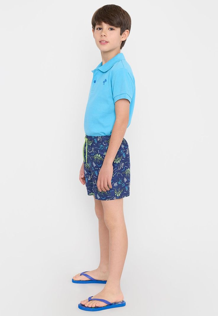 Traje de Baño Niño Kids Fullprint Navy Corona-3