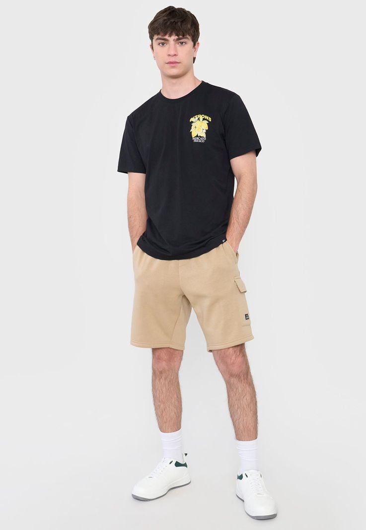 Polera Hombre Fun Frutas Negro Corona-3