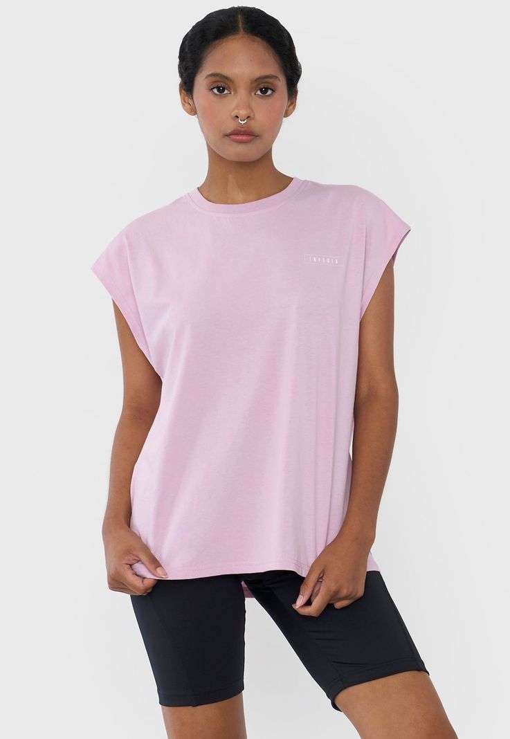 Polera Mujer Deportiva Amplia Fun Rosado Corona-0