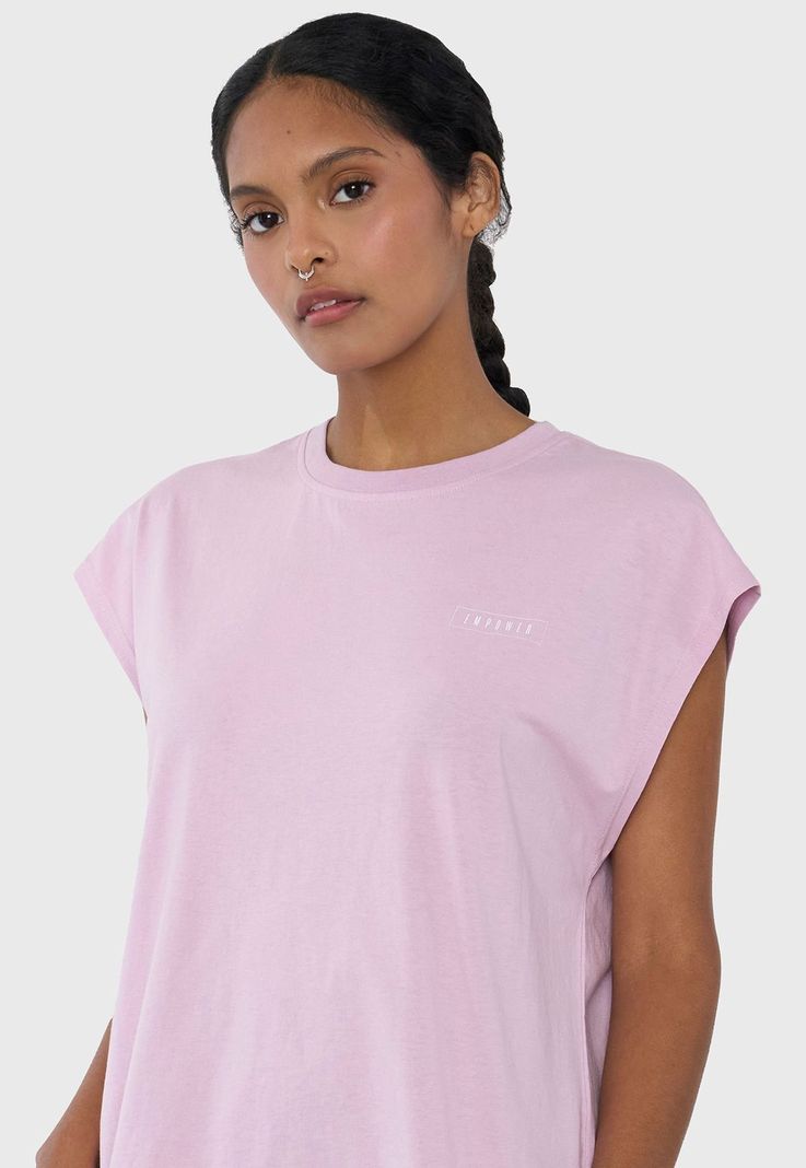 Polera Mujer Deportiva Amplia Fun Rosado Corona-2
