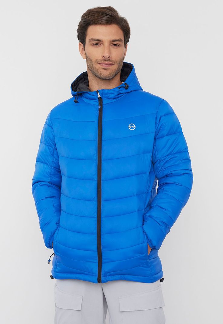 Parka Outdoor Hombre Full Zipper Azul Royal Corona-0