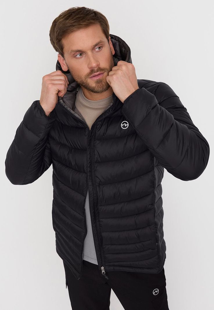 Parka Outdoor Negro Hombre Lisa Corona-0