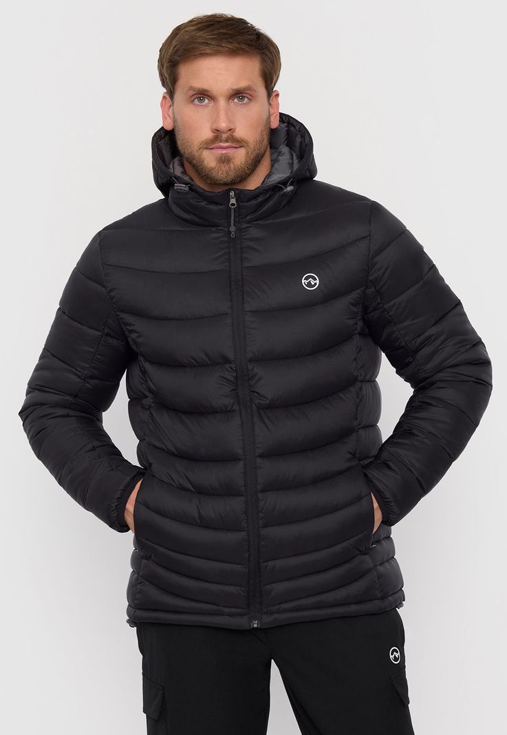 Parka Outdoor Negro Hombre Lisa Corona-1