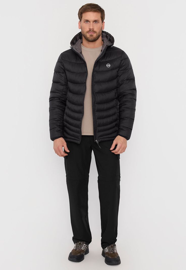 Parka Outdoor Negro Hombre Lisa Corona-3