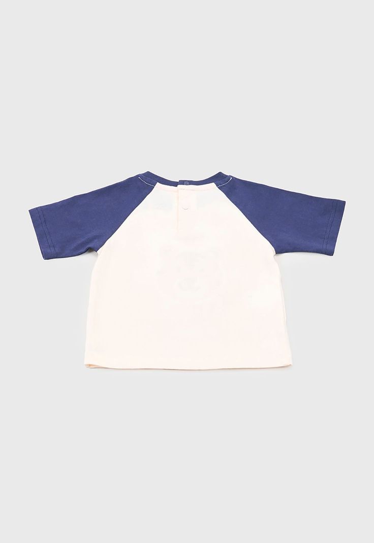 Polera Bebe Niño M/C Interactiva Ecru Corona-1