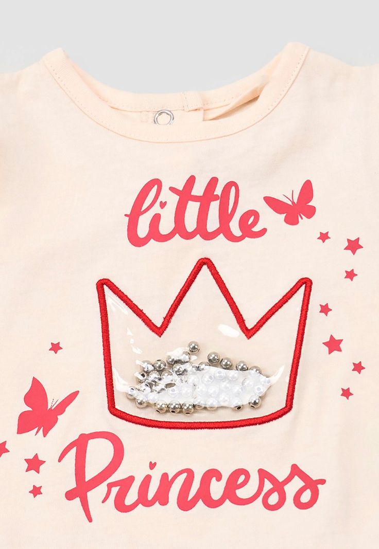 Polera Bebe Niña M/L Focal Vuelitos Ecru Corona-2