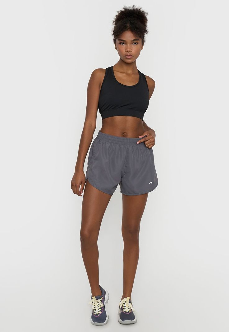 Short Mujer Deportivo Running Charcoal Corona-0