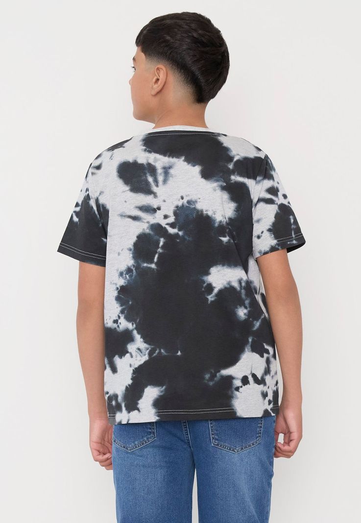 Polera Niño Mc Fullprint Negro Tie Dye Corona-1
