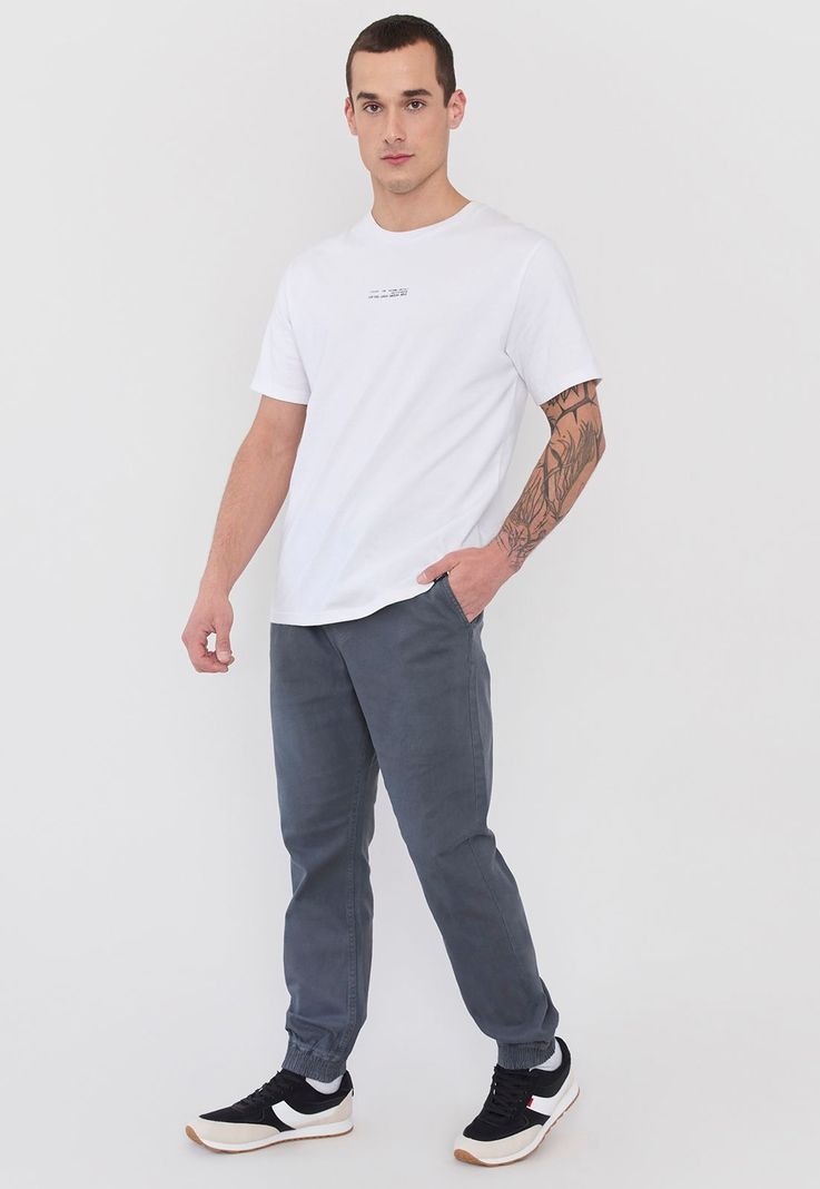 Pantalón Hombre Jogger Fit Gris Oscuro Twill Corona-0
