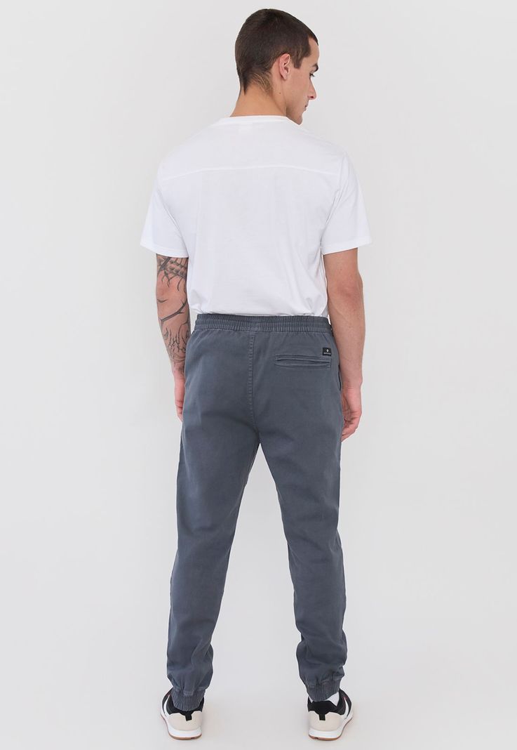 Pantalón Hombre Jogger Fit Gris Oscuro Twill Corona-2