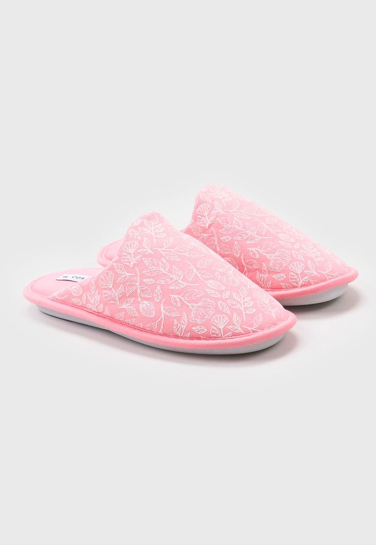 Pantufla Mujer Básica Mujer Coral Corona-0