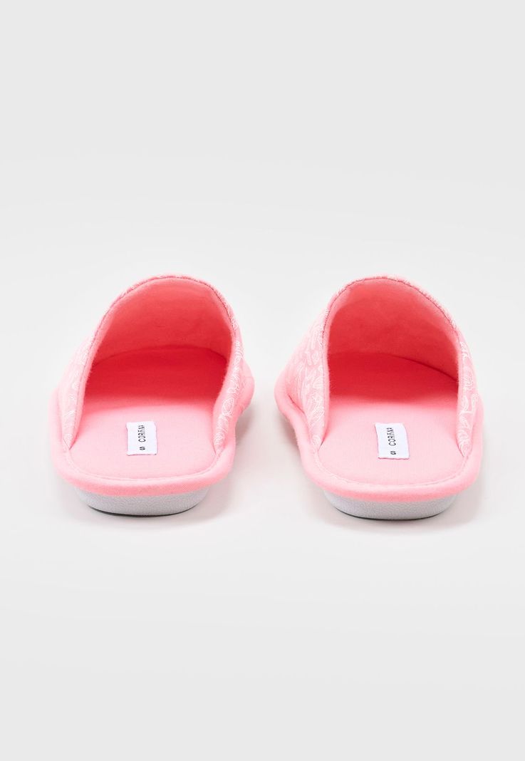 Pantufla Mujer Básica Mujer Coral Corona-3