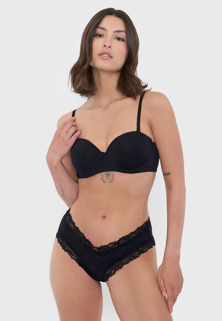 Sostén Mujer Strapless Copa B Ecru Corona-3