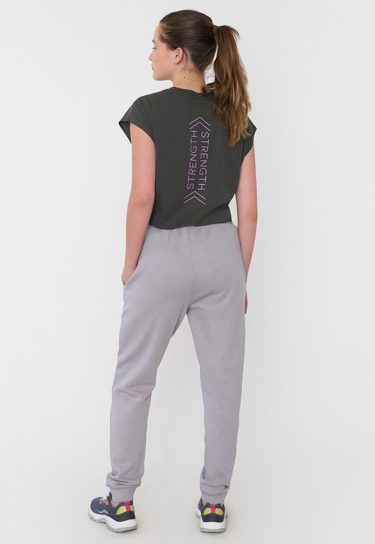 Buzo Mujer Deportivo Jogger Color Gris Corona-2