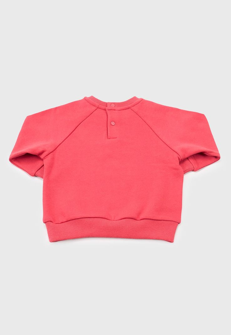 Poleron Bebe Niño Pullover Focal Rojo Corona-1
