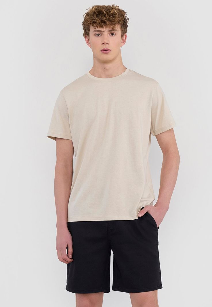 Polera Hombre Fun College Blanco Corona-0