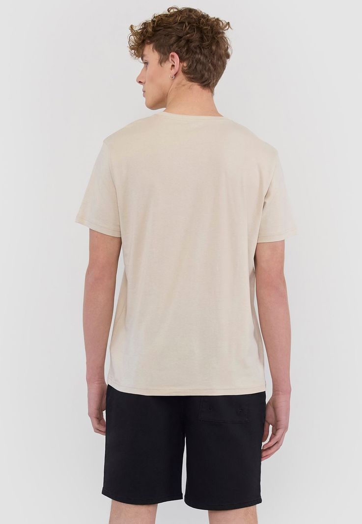 Polera Hombre Fun College Blanco Corona-1