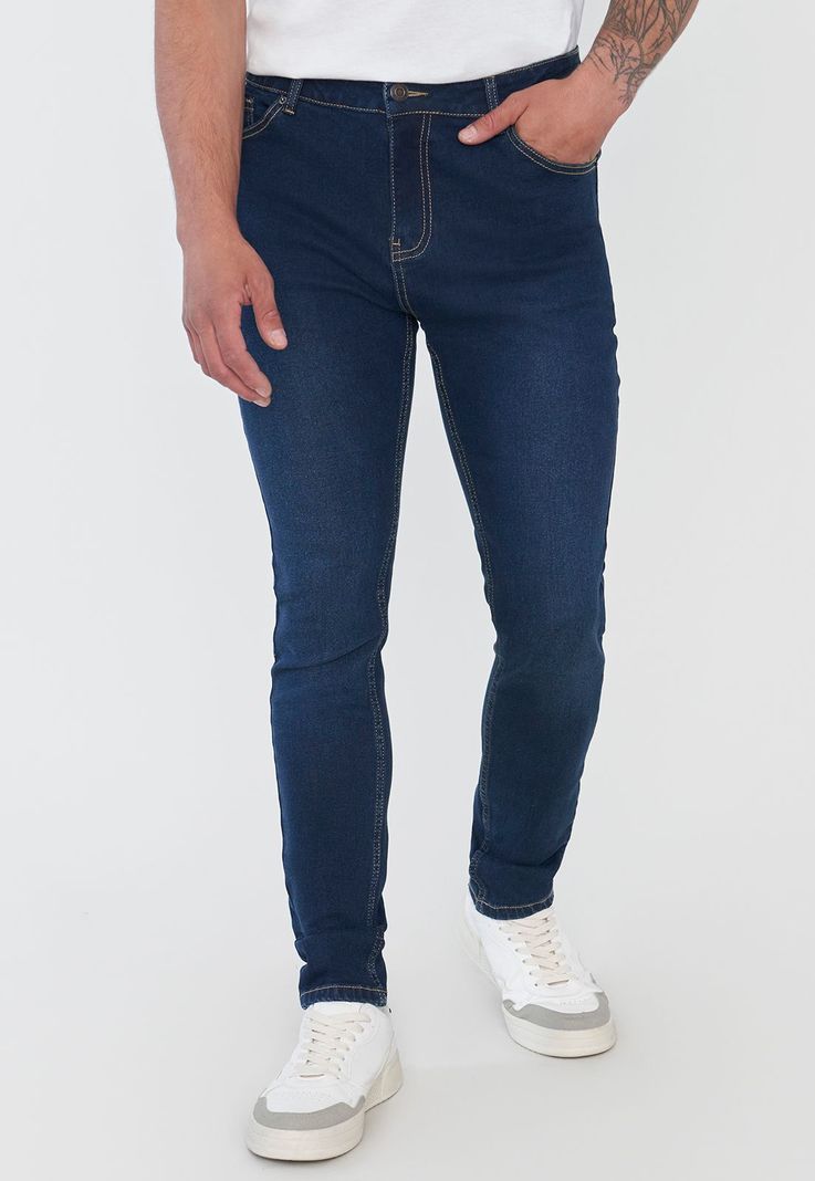 Jeans Hombre Super Skinny Color Raw Corona-1