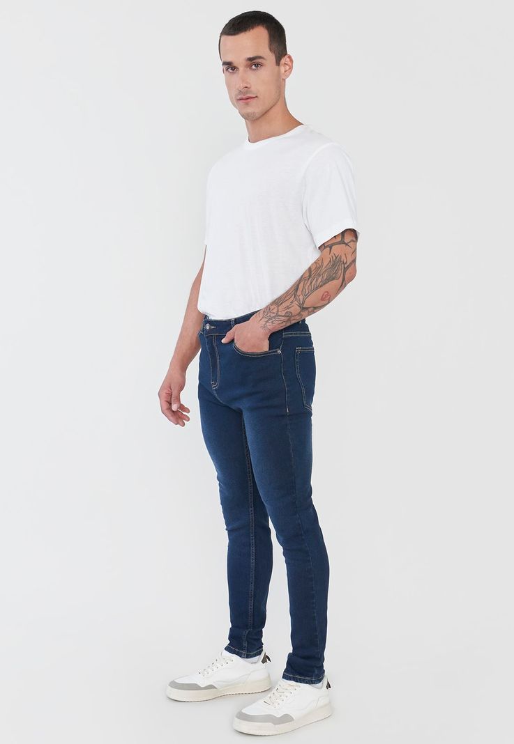 Jeans Hombre Super Skinny Color Raw Corona-3