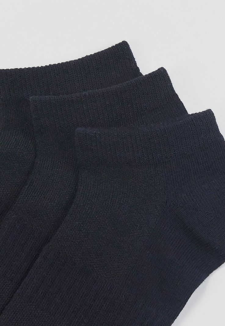 Calcetines Mujer Cortos Deportivos Negro Corona-1