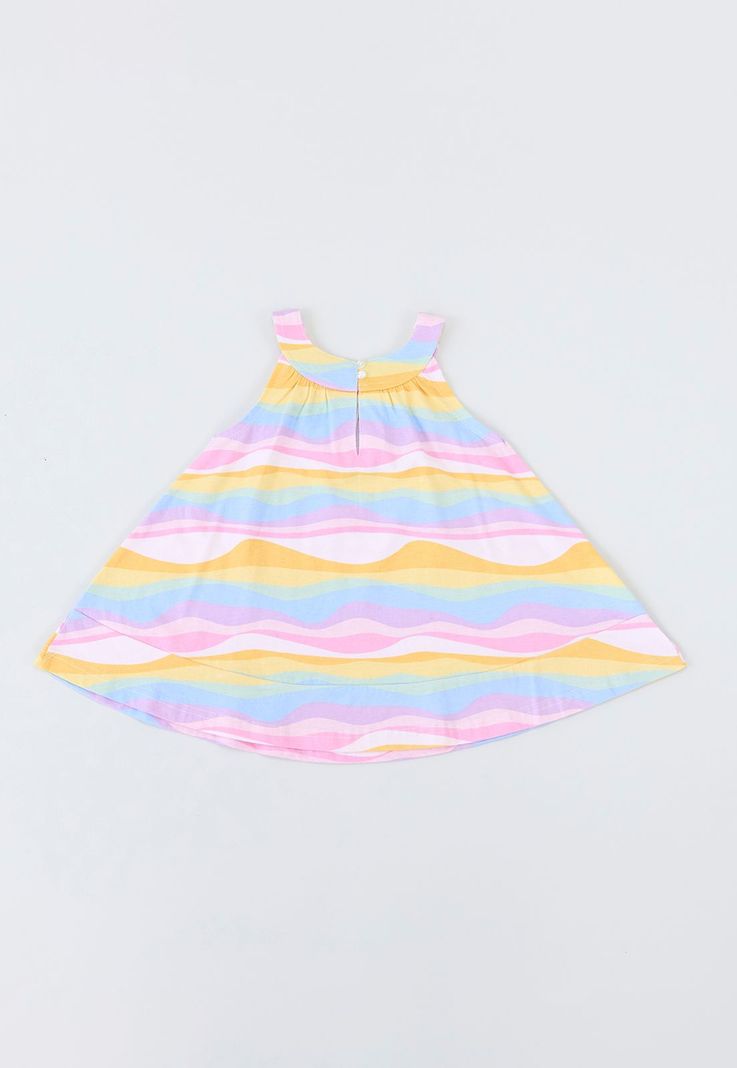 Vestido Bebe Niña Campana Multicolor Corona-1