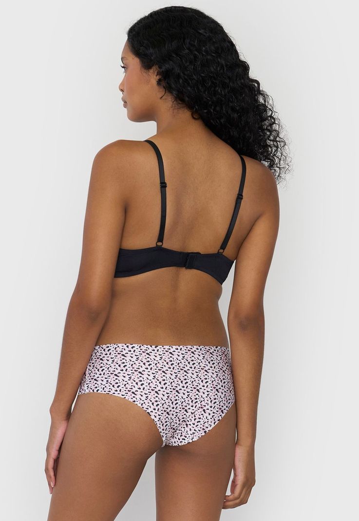 Pantaleta Mujer Microfibra Print Palo Rosa Corona-2