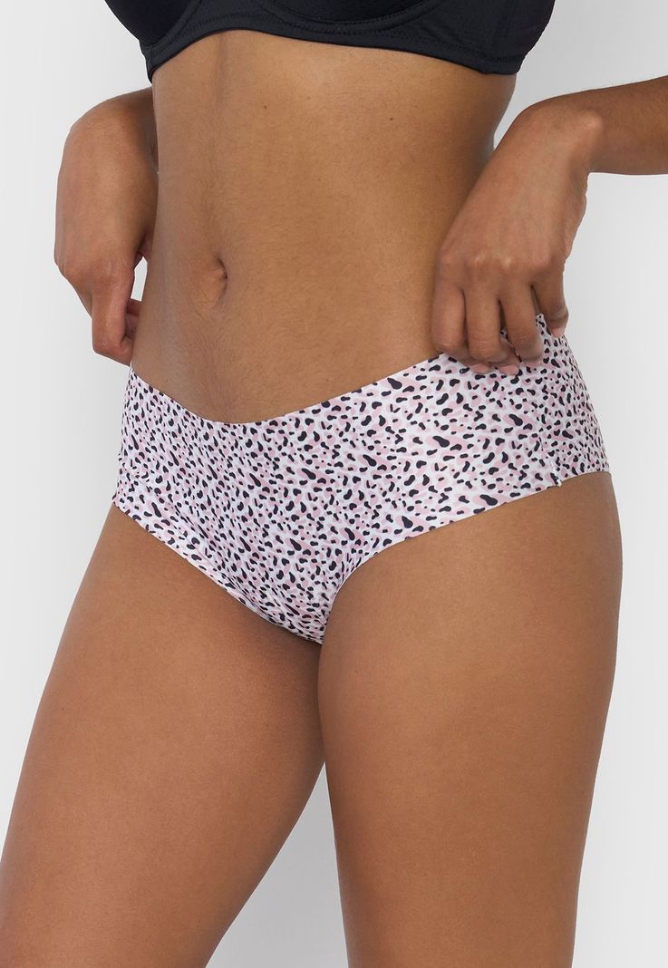 Pantaleta Mujer Microfibra Print Palo Rosa Corona-3