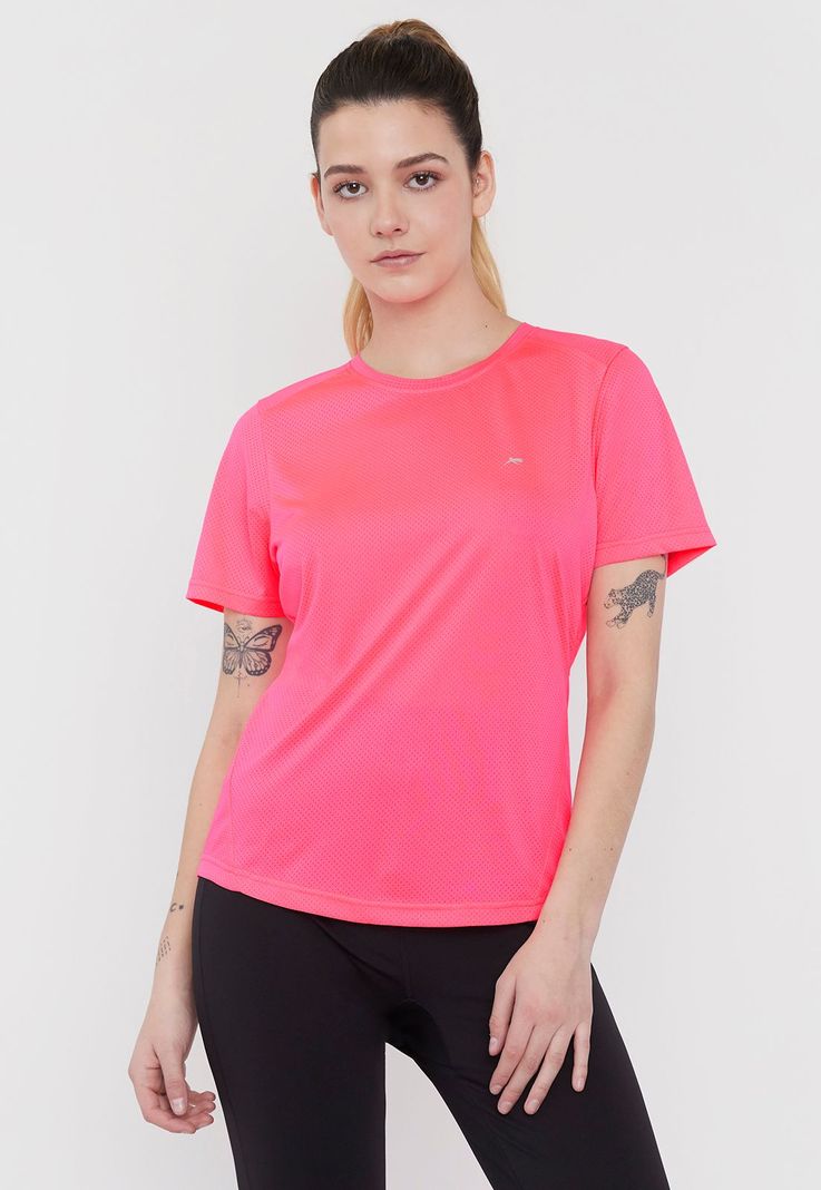 Polera Mujer Deportiva Detalles Rosado Corona-0