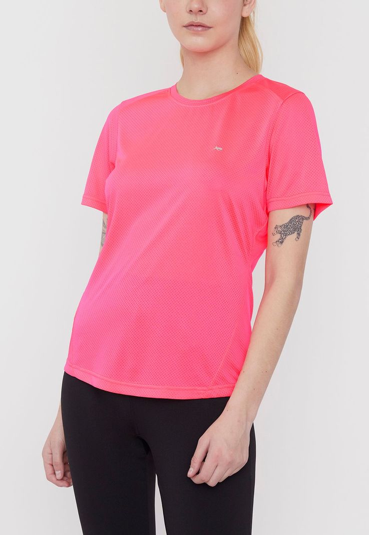 Polera Mujer Deportiva Detalles Rosado Corona-2