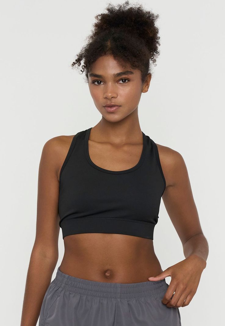 Peto Mujer Deportivo Liso 1 Negro Corona-2