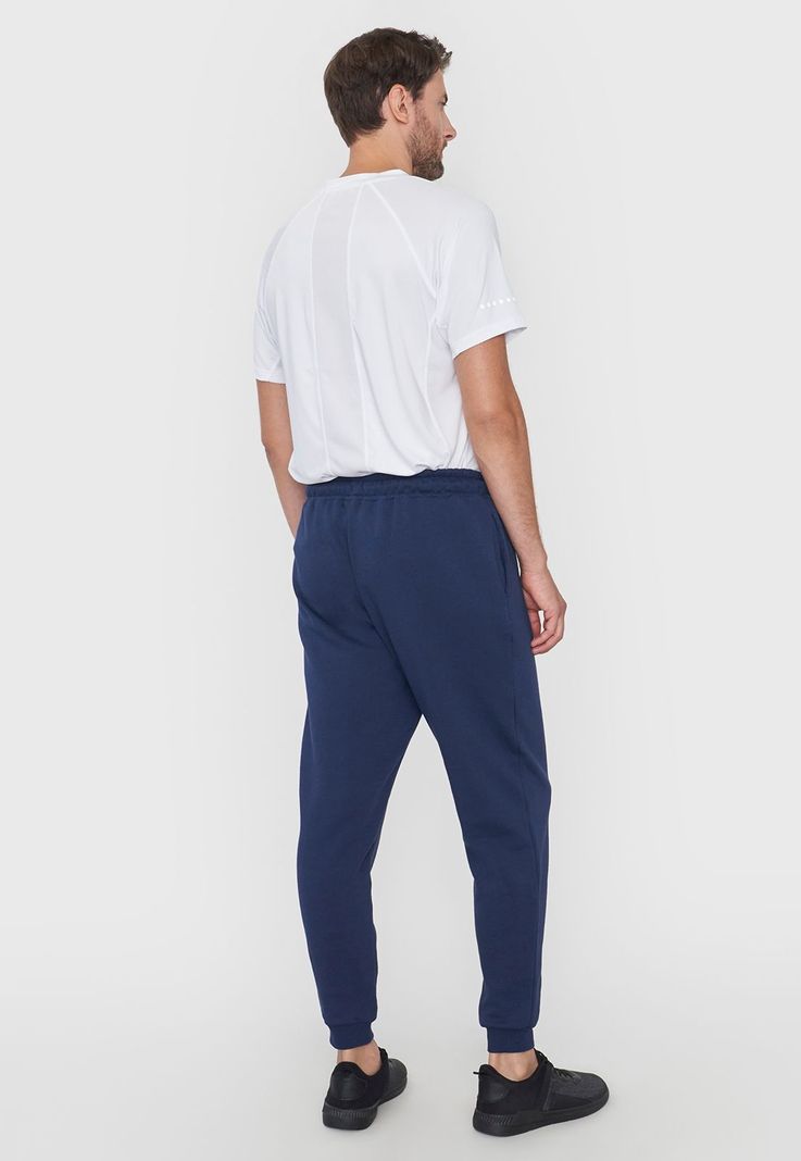 Buzo Hombre Deportivo Jogger Liso Color Navy Corona-2
