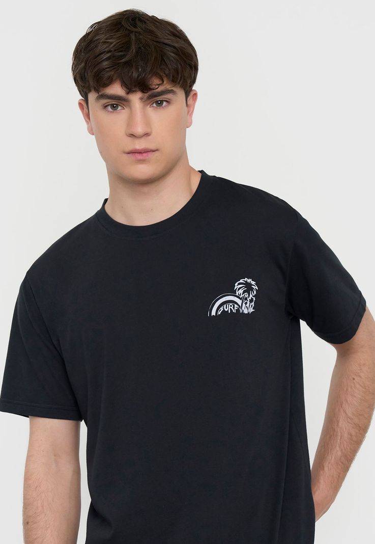 Polera Hombre Fun Summer Negro 2 Corona-2