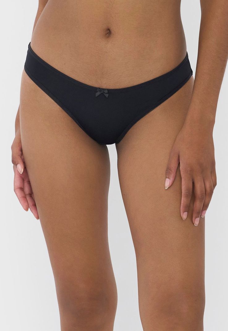 Calzón Mujer Pantaleta Microfibra Negro Corona-1