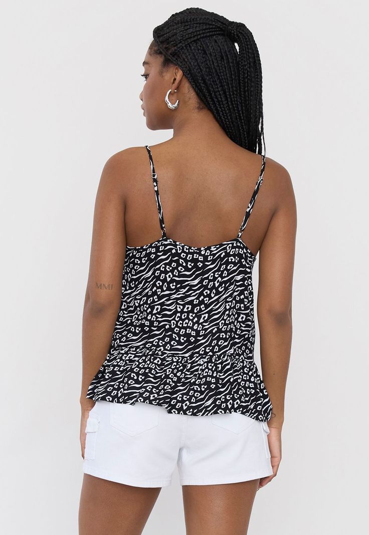 Blusa Mujer Pabilo Negro Animal Corona-1
