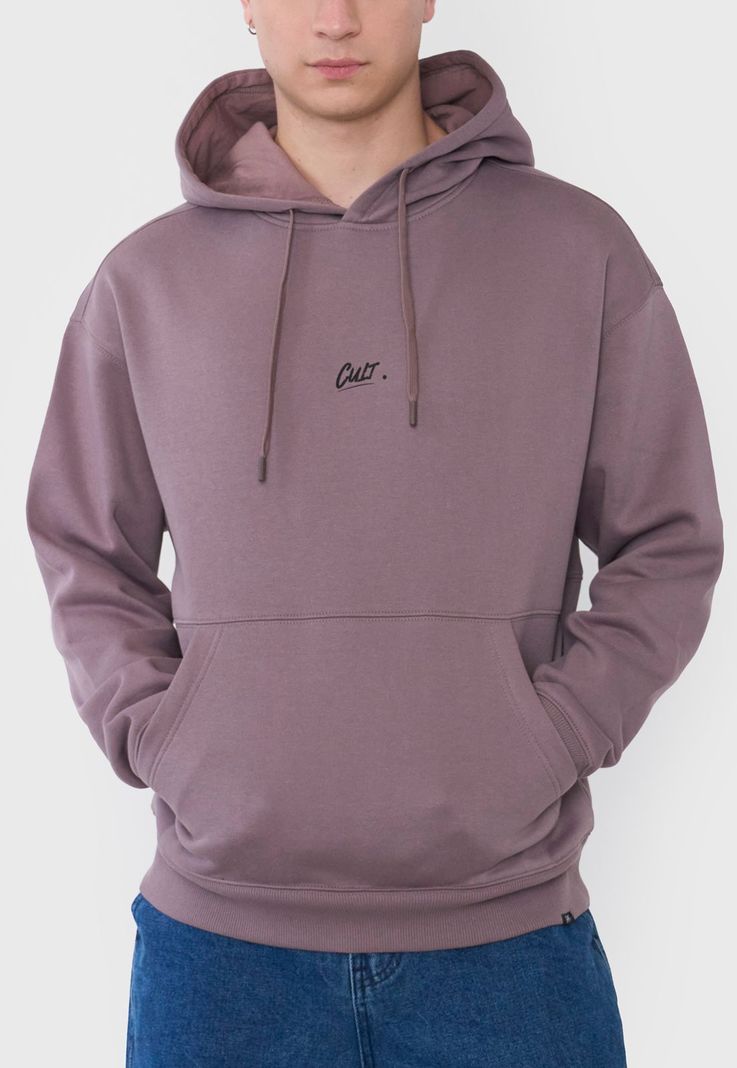 Polerón Hombre Oversize Cortes Print Rosado Corona-2