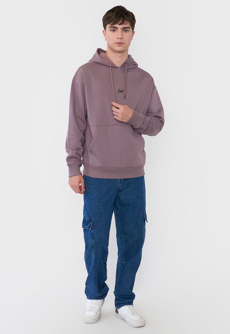 Polerón Hombre Oversize Cortes Print Rosado Corona-3