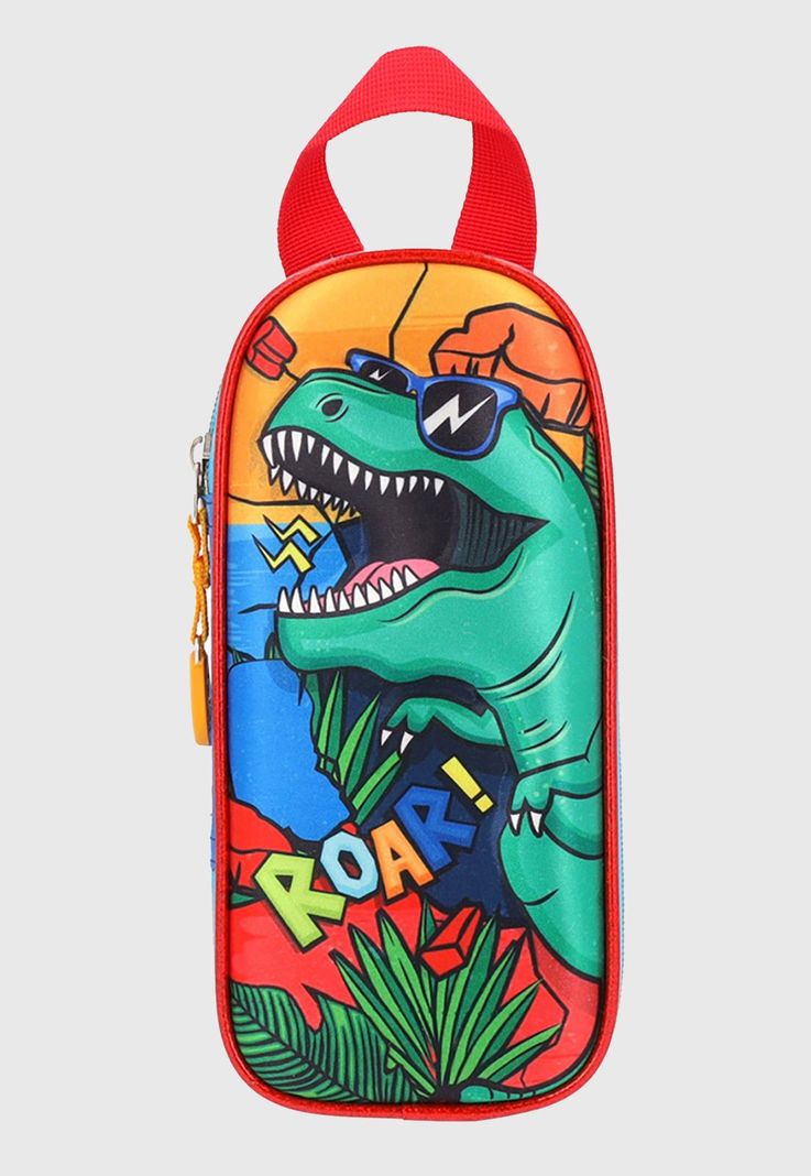 Estuche Keepack Dinosaurio Verde Corona-0